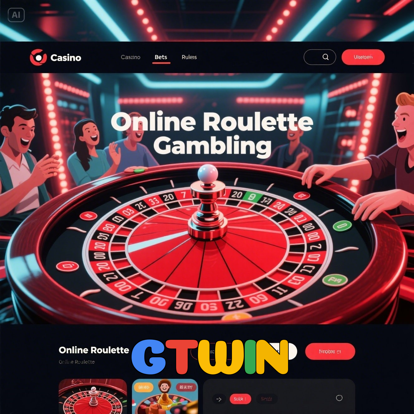 GTWIN：Jogue blackjack, slots e aposte ao vivo no futebol, tudo no mesmo cassino!